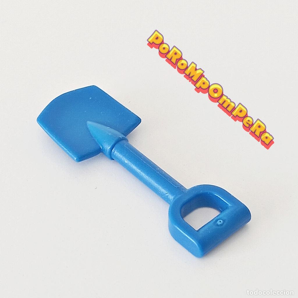 Playmobil: PLAYMOBIL PALA AZUL 3053 3216 5747 HERRAMIENTA BARCO PIRATA VEH&Iacute;CULO ANFIBIO M3