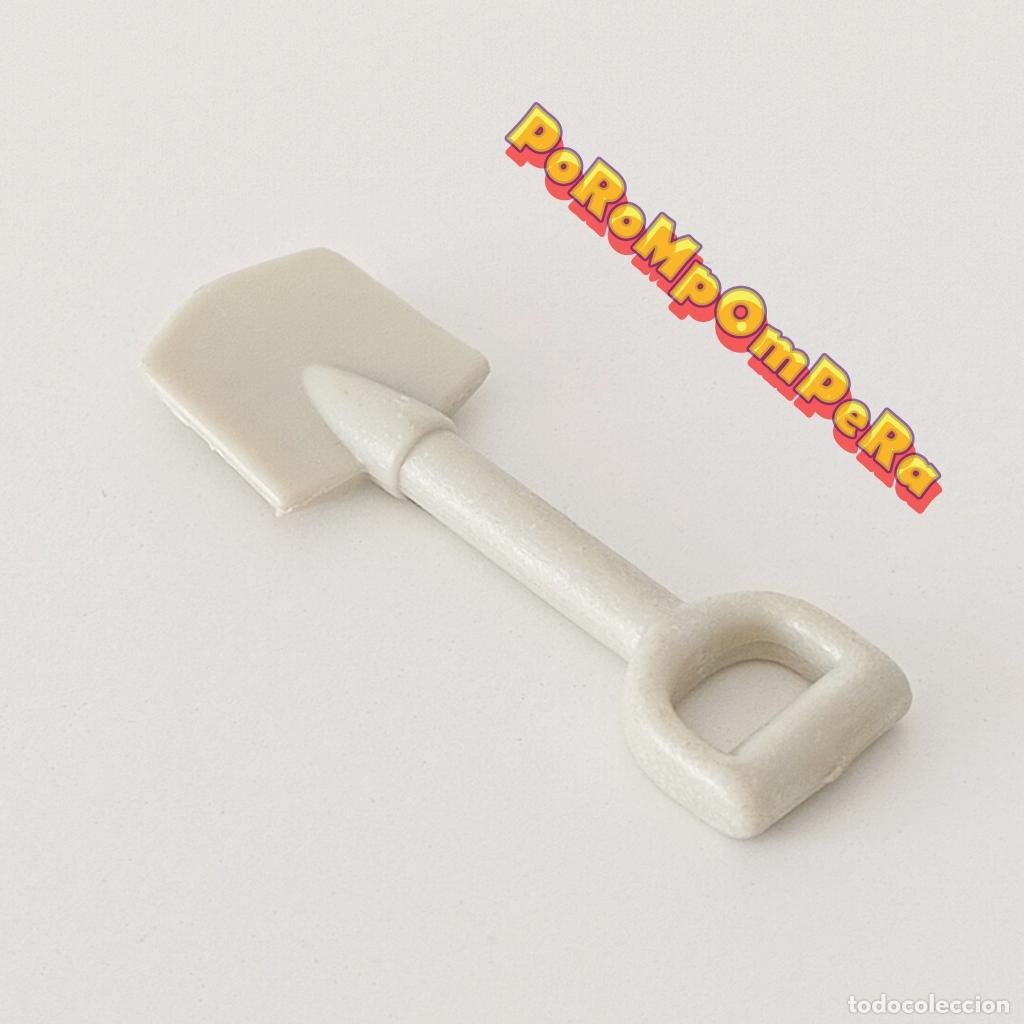 Playmobil: PLAYMOBIL PALA GRIS CLARO 1&ordf; &Eacute;POCA BARCO PIRATA GRANJA SOLDADOS - DIFERENTES SETS M3