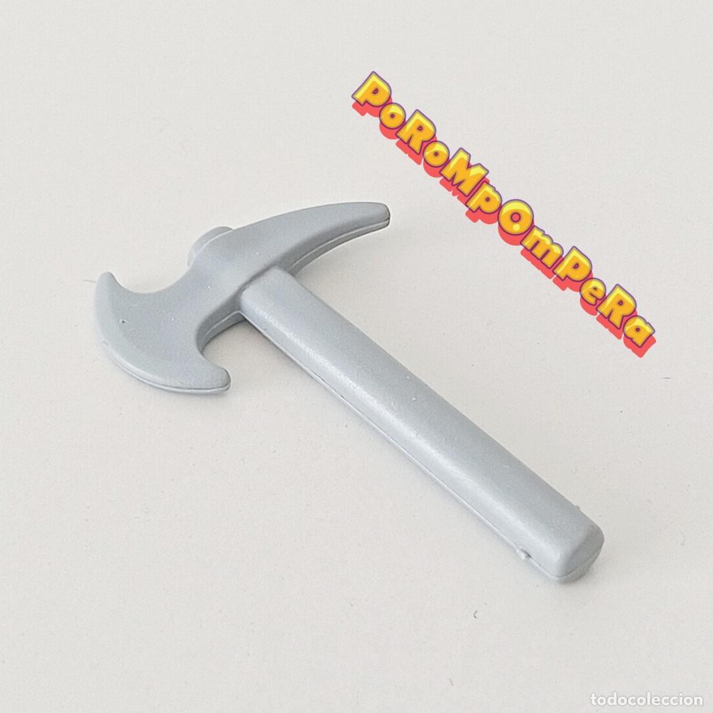 Playmobil: PLAYMOBIL HACHA GRIS CL&Aacute;SICA SIMILAR 3016 3029 3794 5136 5721 5844 ? PIRATA POLIC&Iacute;A M3