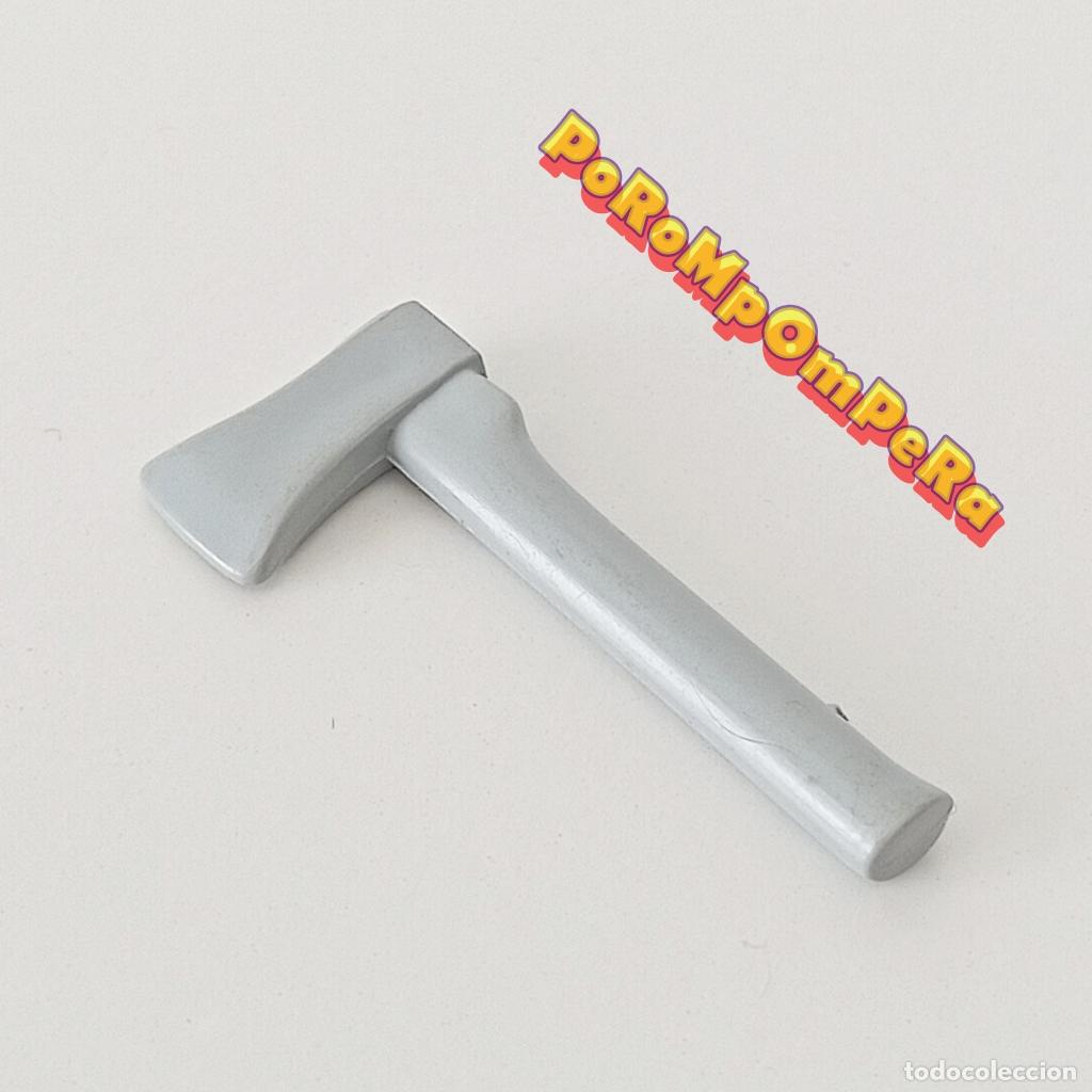 Playmobil: PLAYMOBIL HACHA GRIS SIMILAR 346X 3746 3911 3974 ? ESQUIMAL INNUIT CAMPING EXPEDICI&Oacute;N POLAR M3