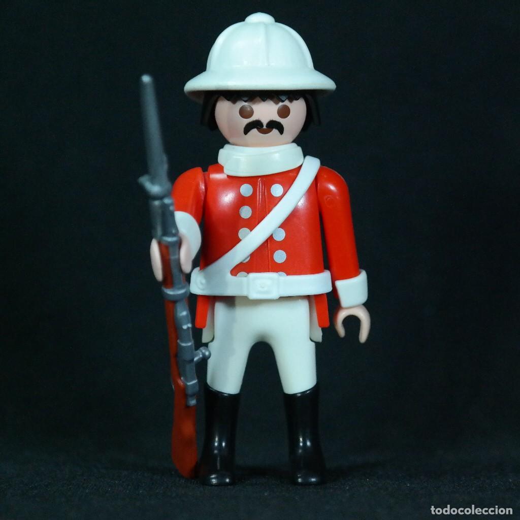 Playmobil: Playmobil soldado ingles con rifle ☼