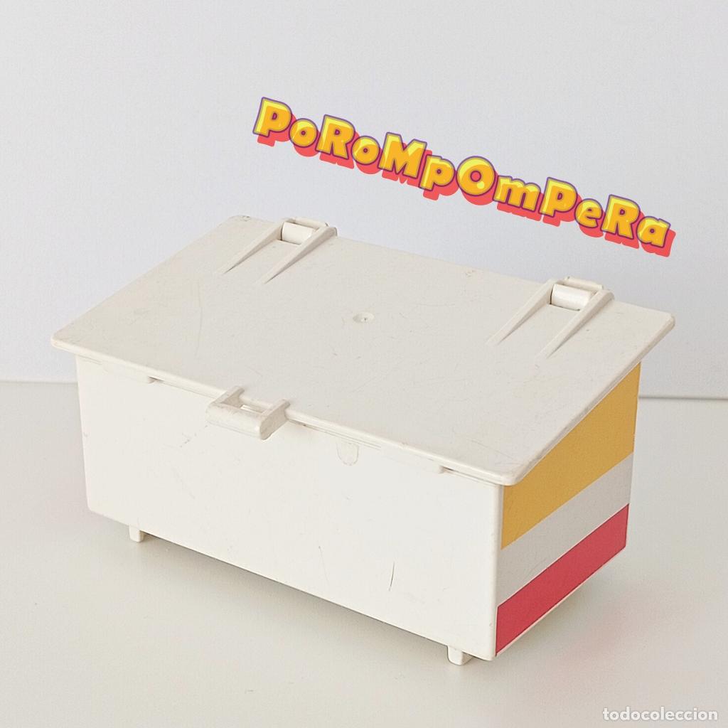 Playmobil: PLAYMOBIL CAJ&Oacute;N GRANDE CAMI&Oacute;N GIGANT 3935 CONTENEDOR BLANCO ARC&Oacute;N CG3