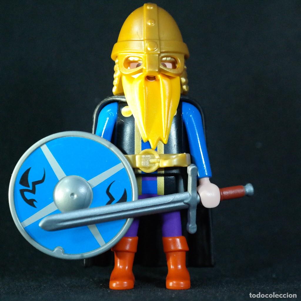 Playmobil: Playmobil vikingo con barba rubia larga ☼