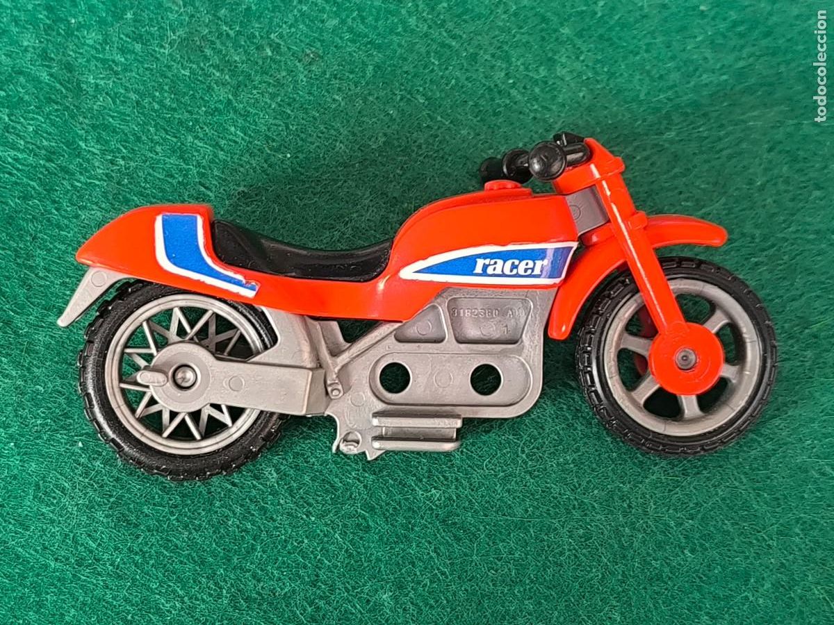Playmobil: playmobil desguace motocicleta de carreras ciudad