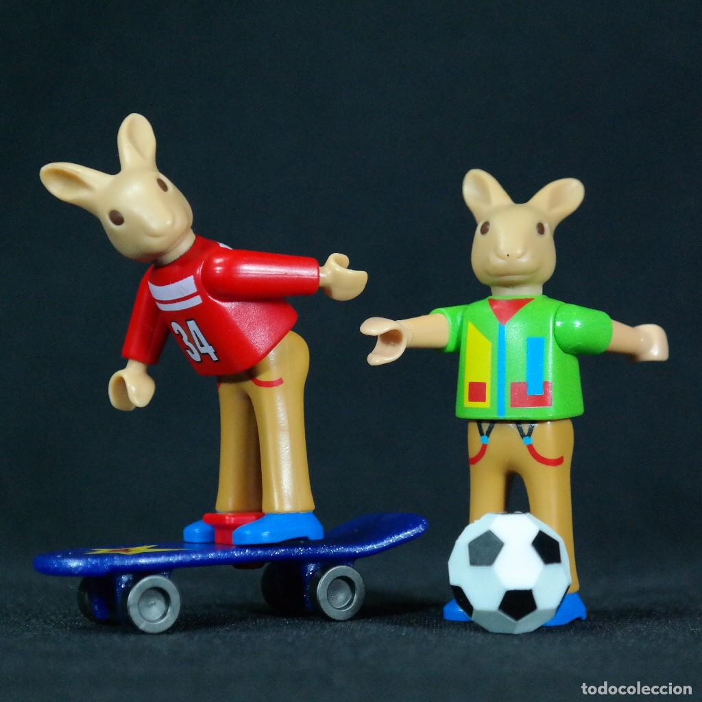 Playmobil: Playmobil dos conejos con tabla y pelota ☼