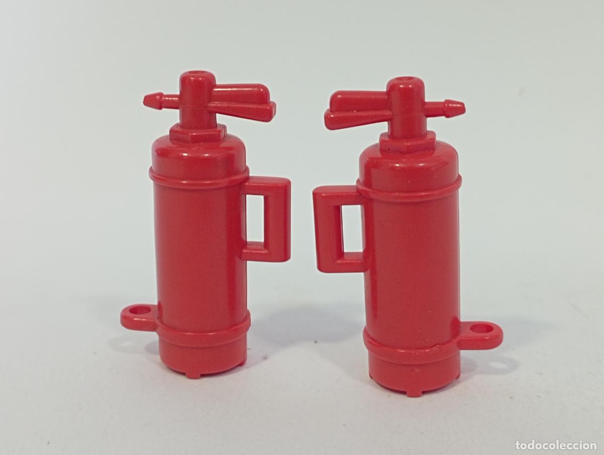 Playmobil: PLAYMOBIL 2 EXTINTOR BOMBEROS CIUDAD - Foto 1