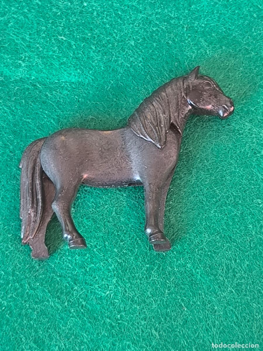 Playmobil: playmobil pony negro potro oeste indios vaqueros ni&ntilde;os medieval vikingos hadas granja