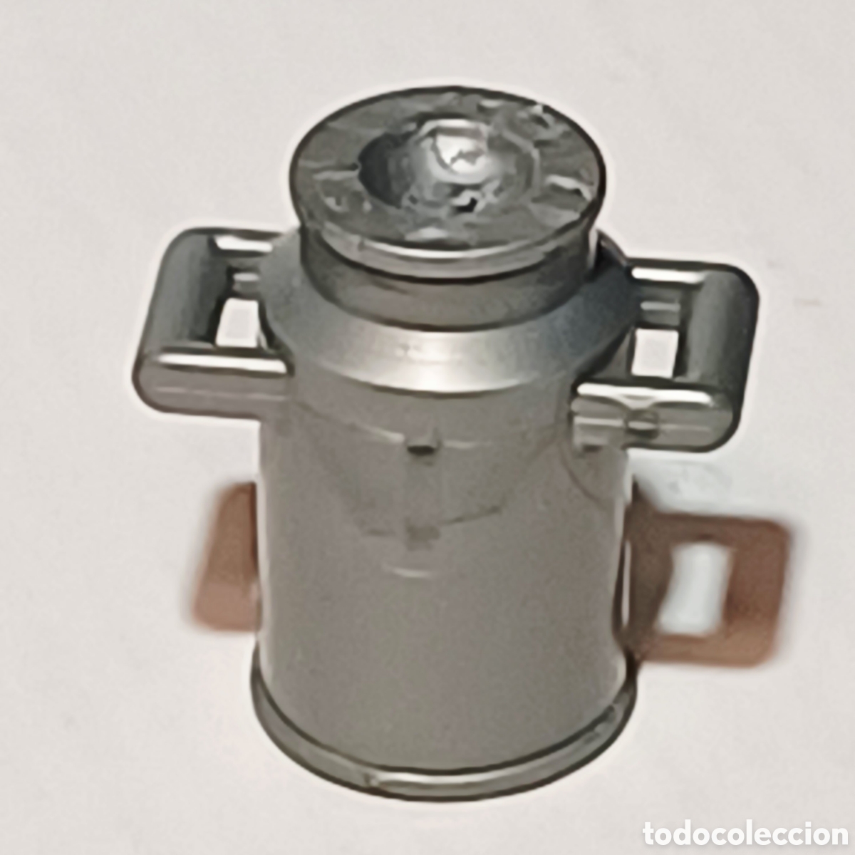 Playmobil: Pieza playmobil envase leche lechera grande gris metalizado