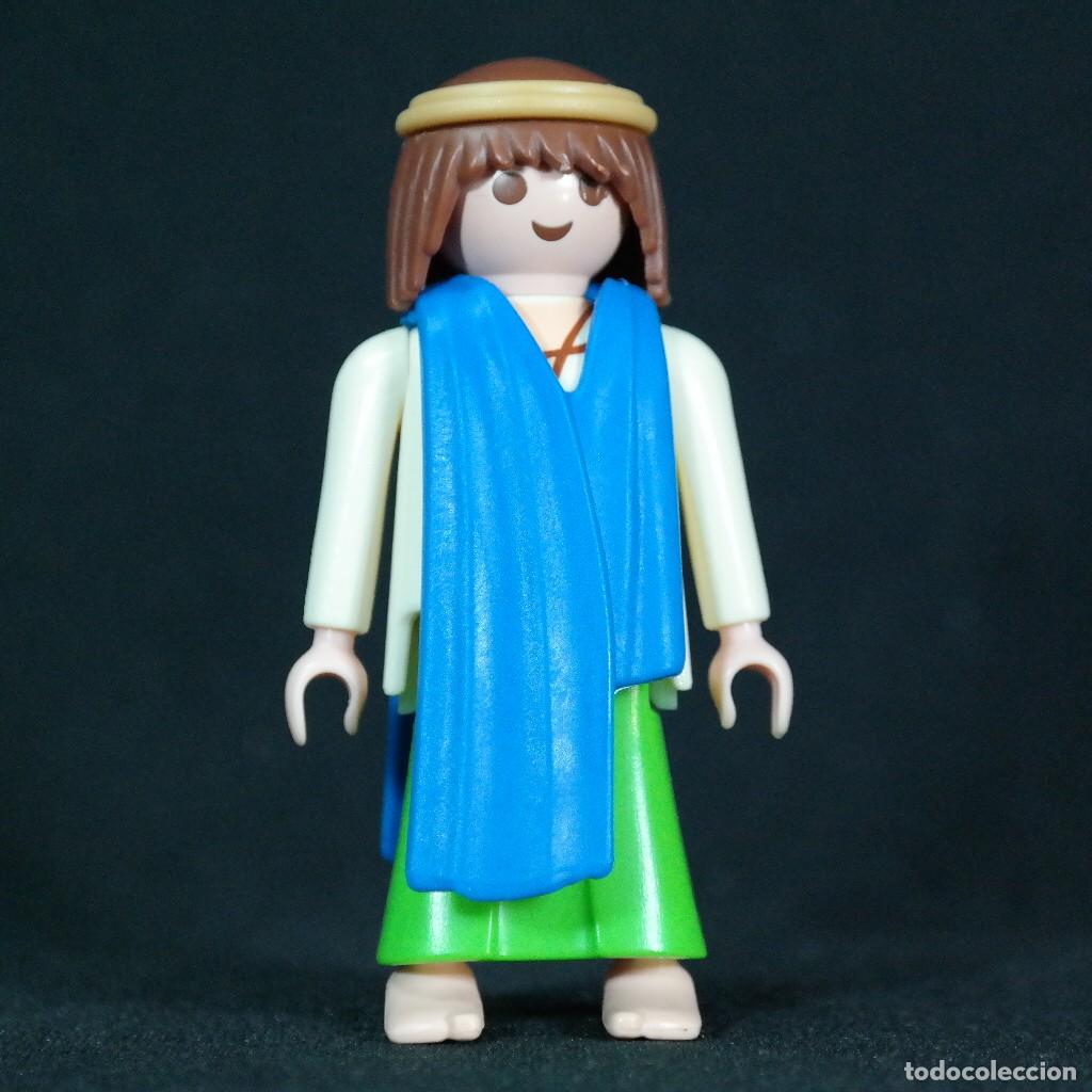 Playmobil: Playmobil hombre belen toga azul ☼
