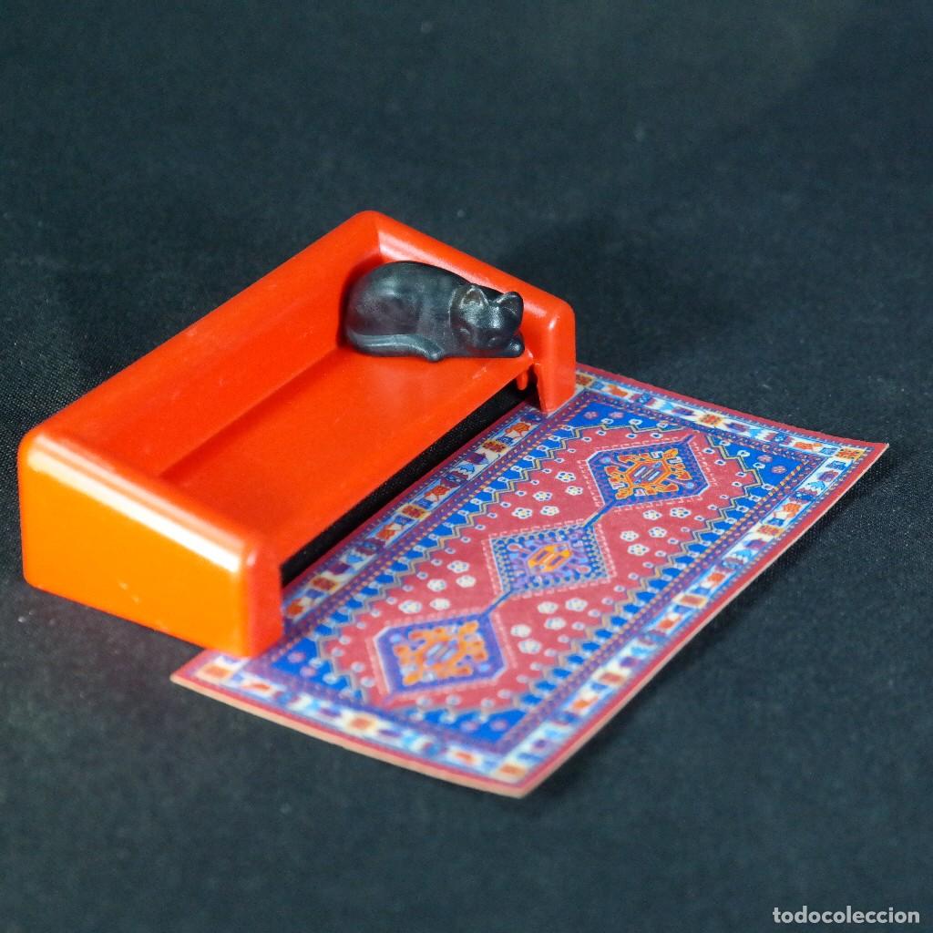 Playmobil: Playmobil sillon con alfombre y gato ☼