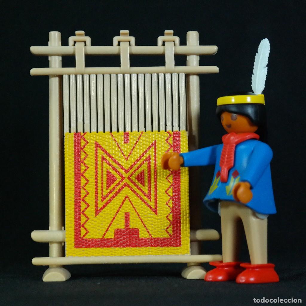 Playmobil: Playmobil mujer india con telar ☼