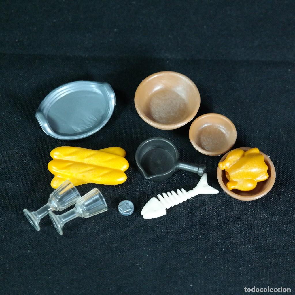 Playmobil: Playmobil comidas y cubiertos ☼