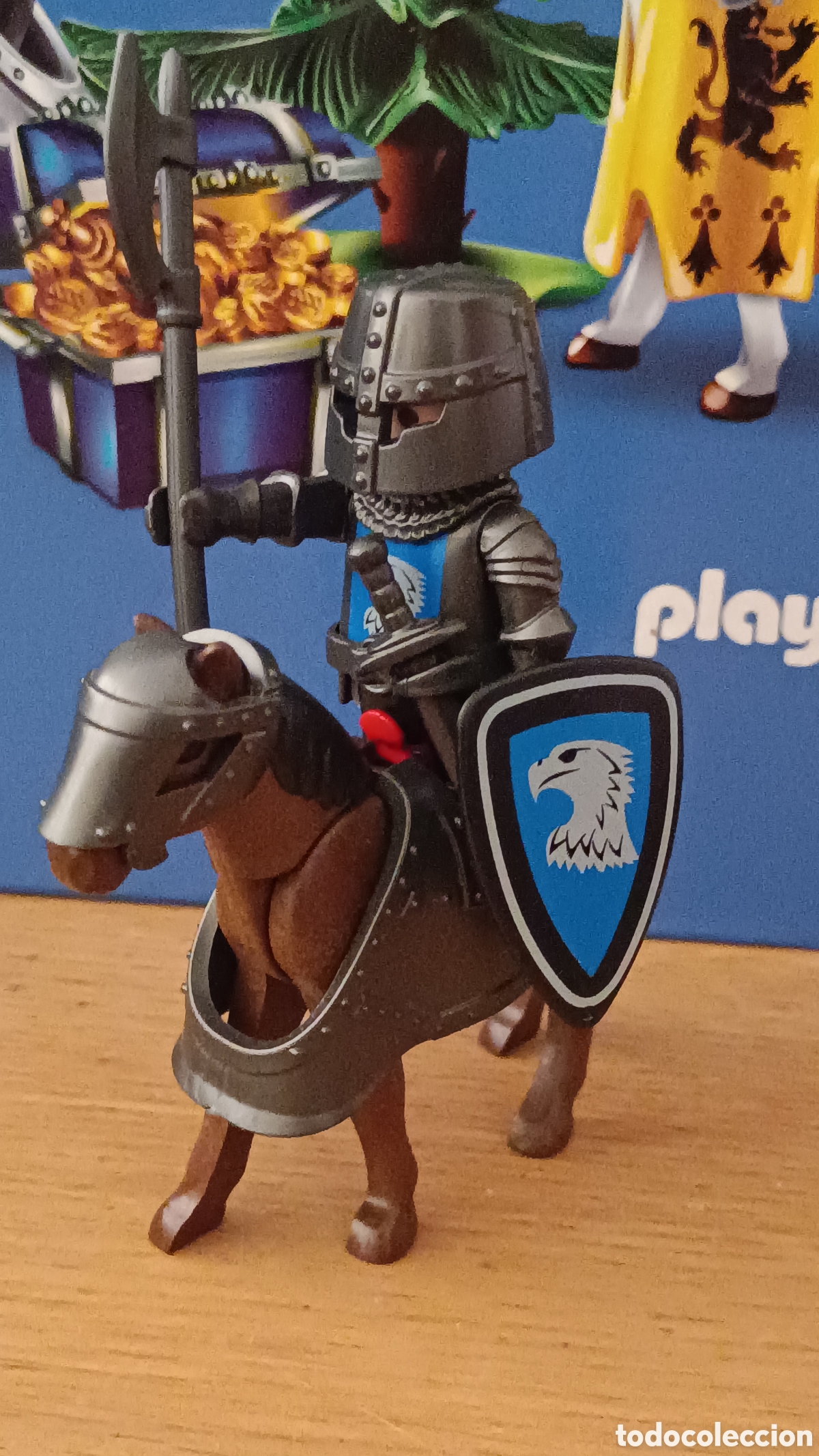 Playmobil: Playmobil Caballero Medieval Halcon Caballo Armadura