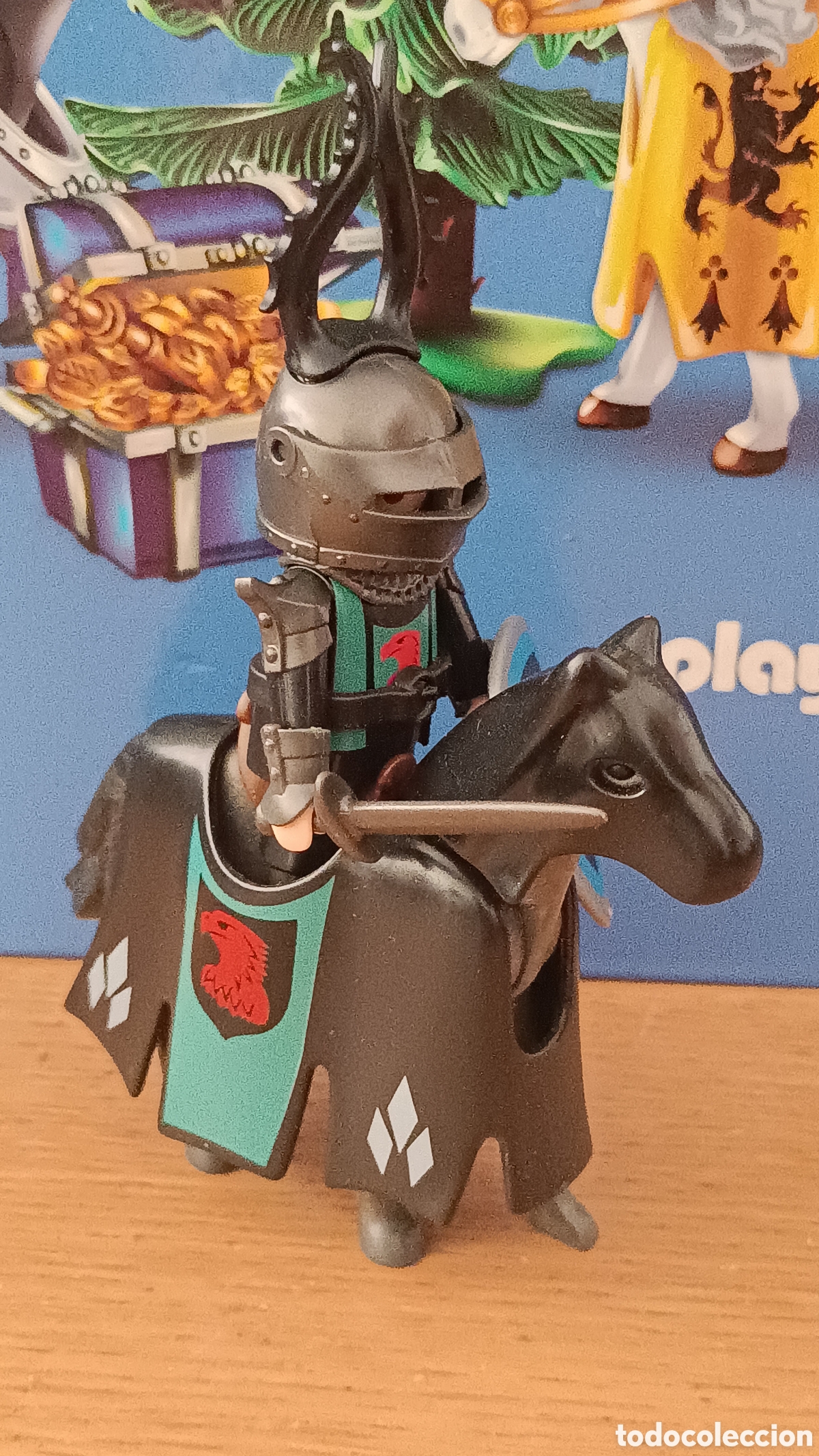 Playmobil: Playmobil Caballero Medieval Halcon Caballo Armadura