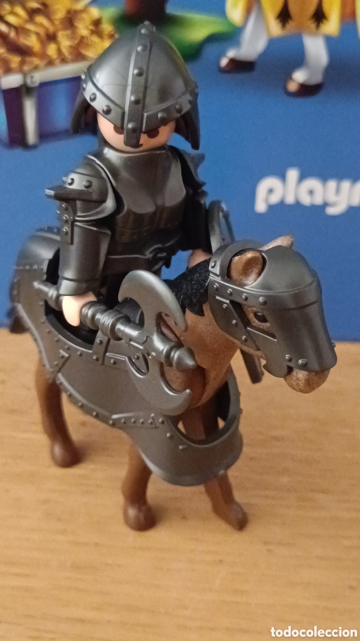 Playmobil: Playmobil Caballero Medieval Halcon Caballo Armadura