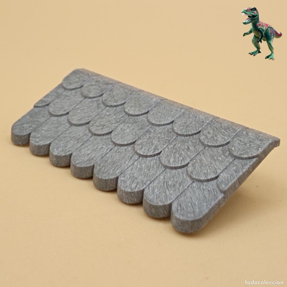 Playmobil: Playmobil tejadillo gris tejado techo teja ventana castillo medieval 30247690 3269 7760