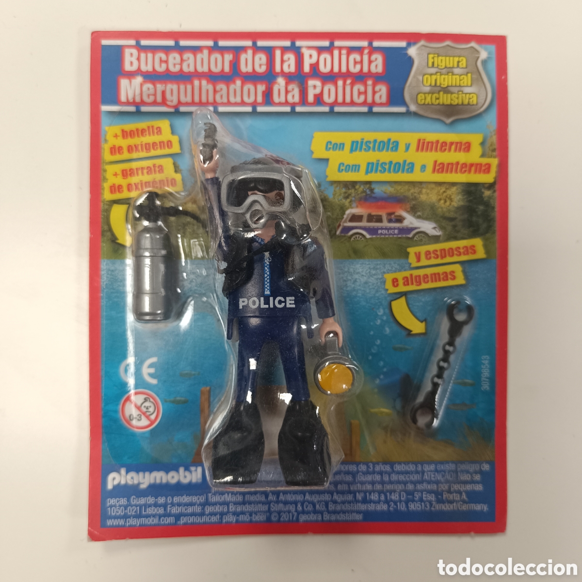 Playmobil: Playmobil Buceador De La Polic&iacute;a NUEVO PRECINTADO