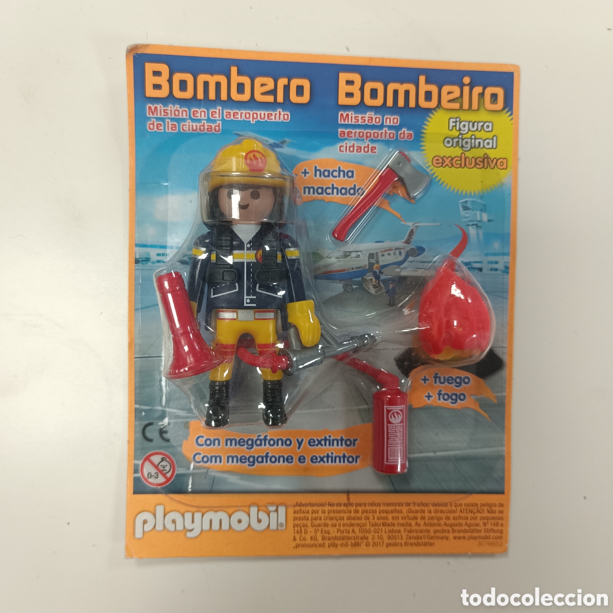 Playmobil: Playmobil Bombero en Bl&iacute;ster NUEVO PRECINTADO