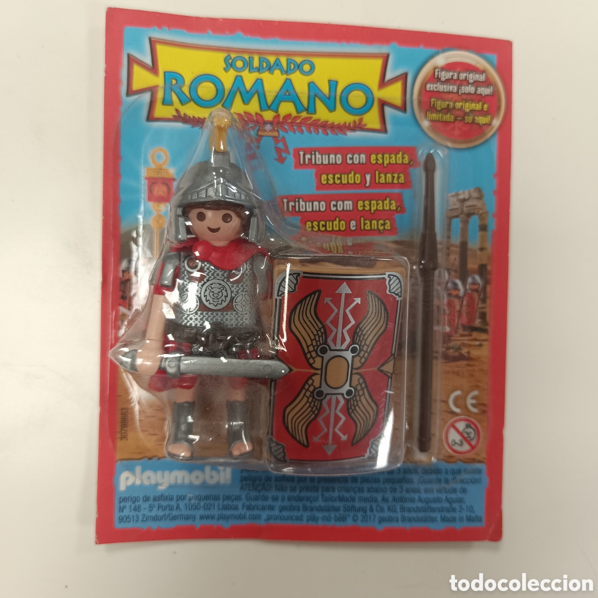 Playmobil: Playmobil Soldado Romano en Bl&iacute;ster NUEVO PRECINTADO