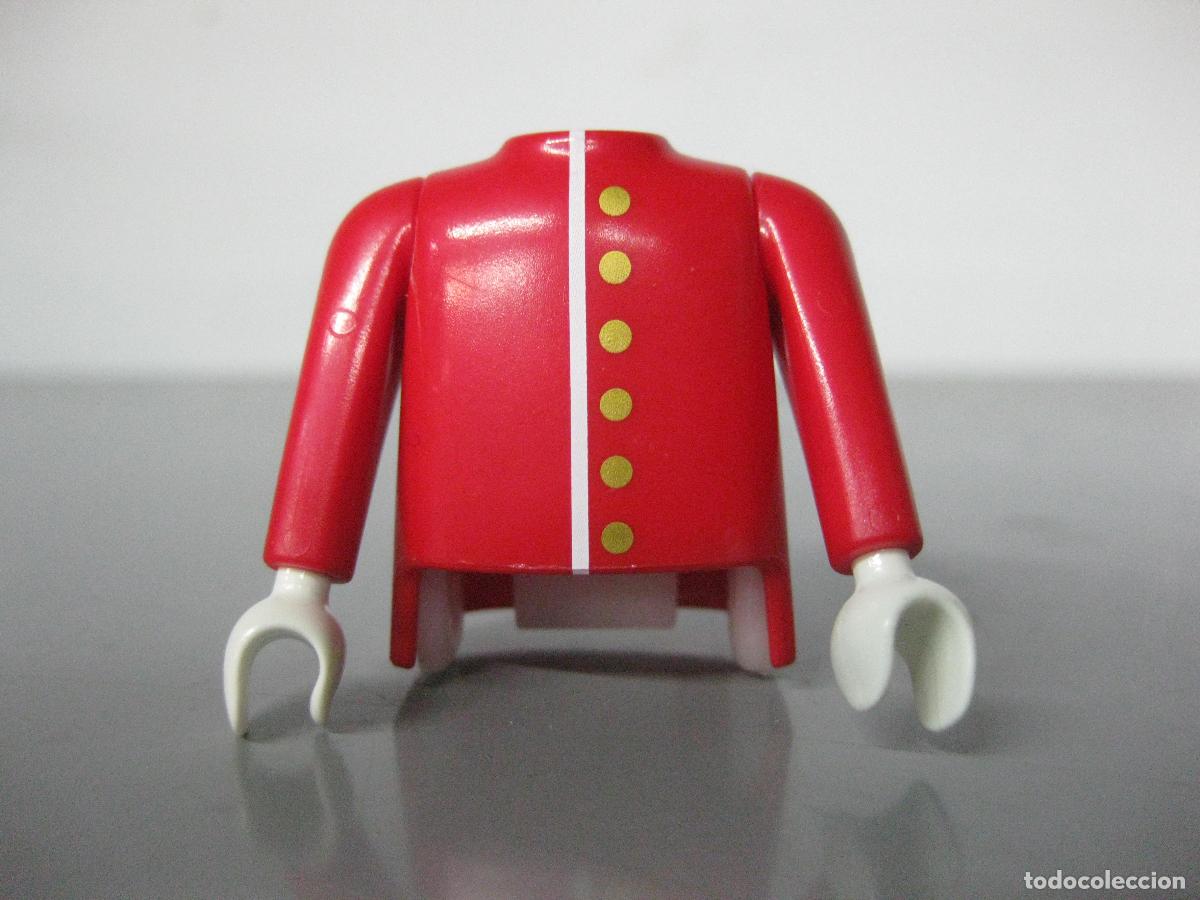 Playmobil: PLAYMOBIL CUERPO + 2 BRAZOS GUANTES BLANCOS INGLES RECAMBIO UNIFORME ROYAL GUARD -PINZA NO INCLUIDA
