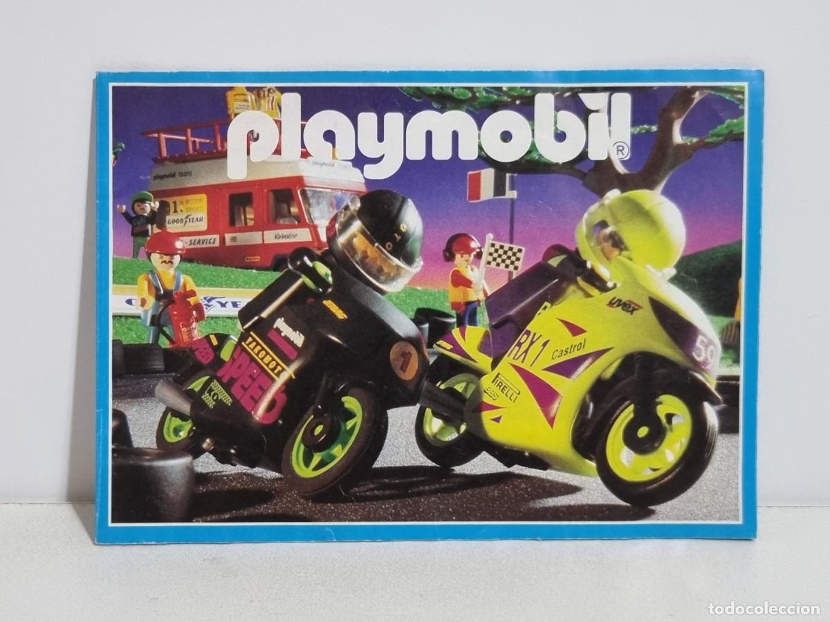 Playmobil: Playmobil Catalogo Mediano 15x10 A&ntilde;o 1993 Libro Guia Carrera Moto Circuito