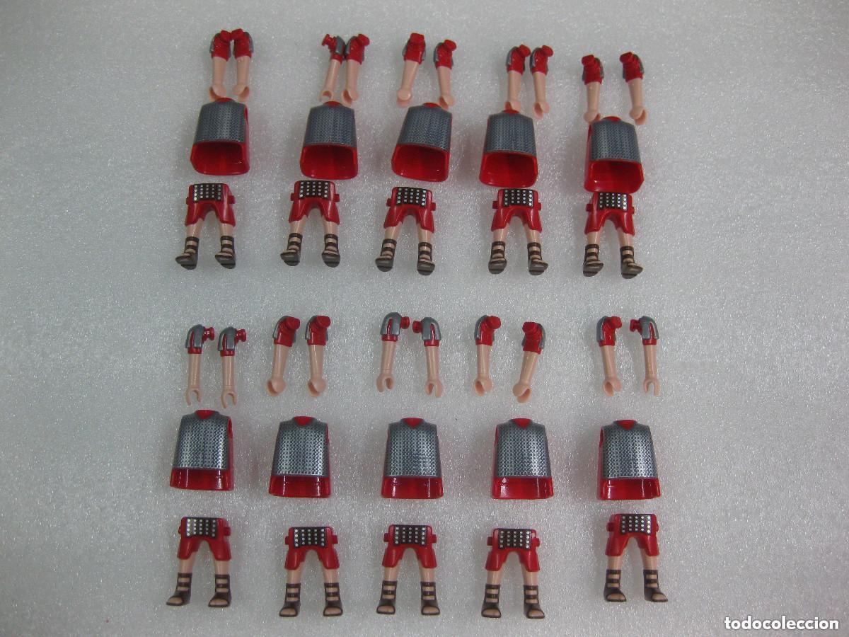 Playmobil: playmobil lote romanos piezas recambio, cuerpos con leve defecto de f&aacute;brica, resto impecable,