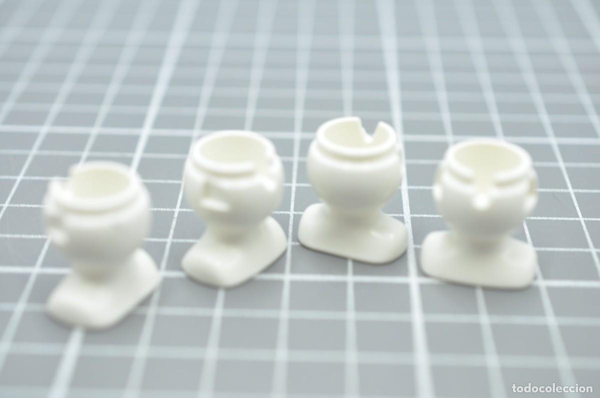 Playmobil: wsk050 Playmobil, 4 maniquis cabeza