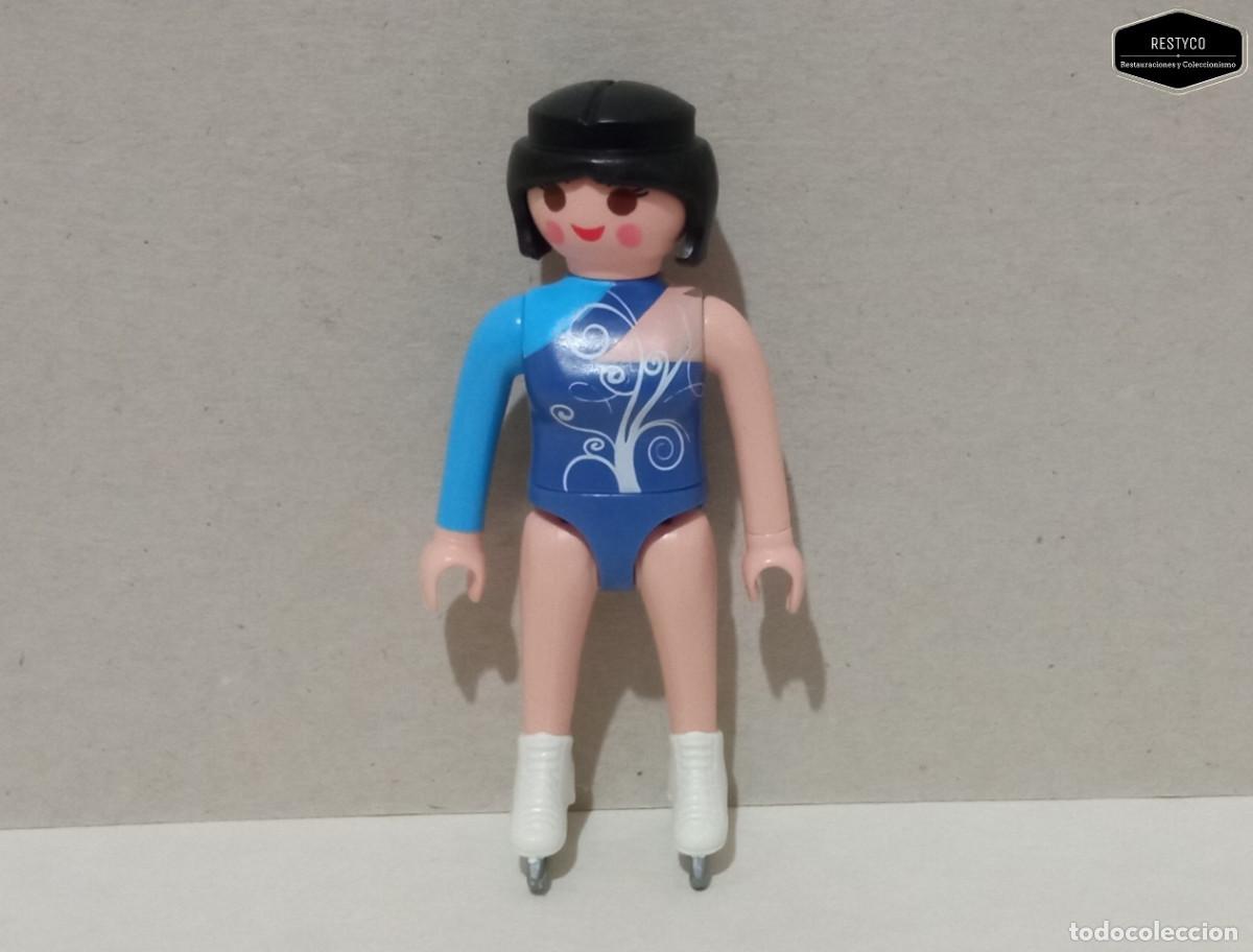 Playmobil: Playmobil - Figura Personaje Mujer Patinadora Hielo