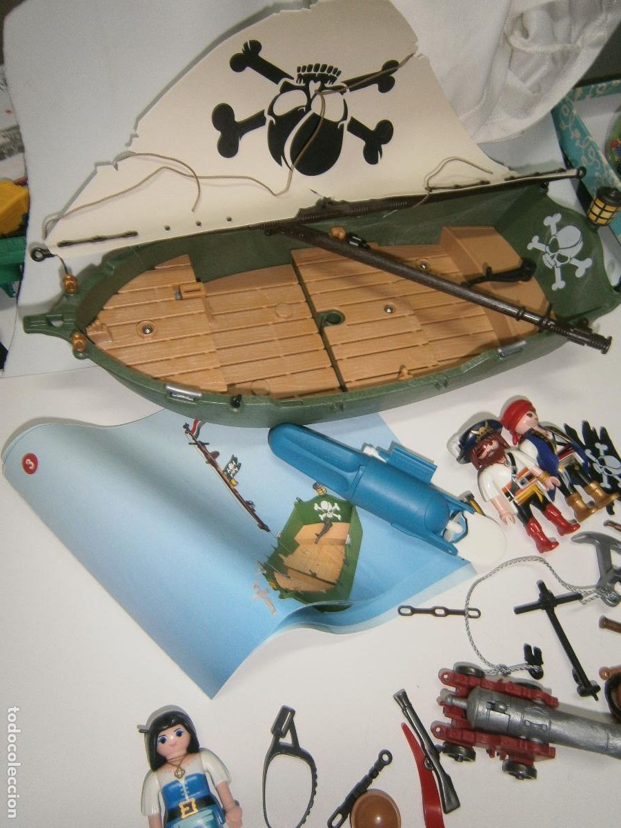Playmobil: BARCO PIRATA PLAYMOBIL NUEVO CON COMPLEMENTOS SIN USAR