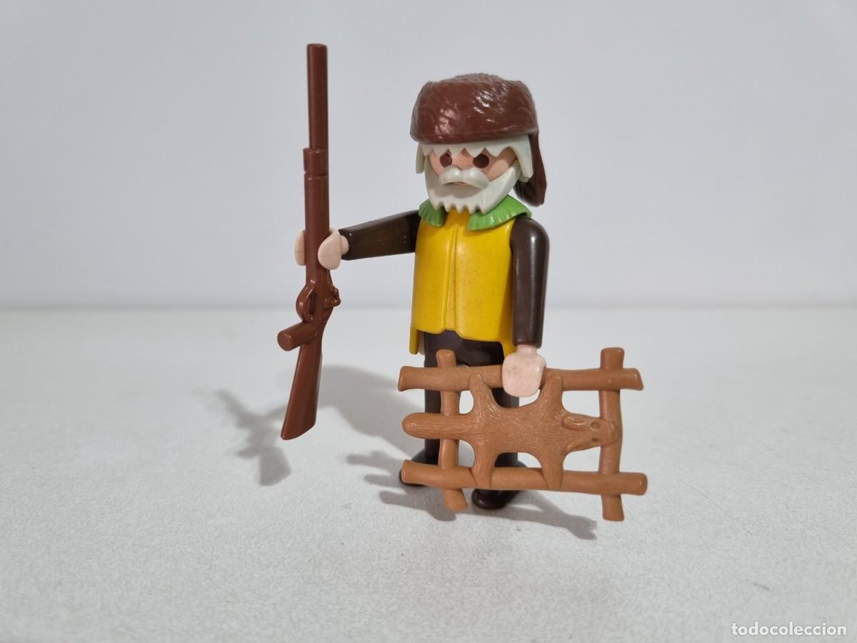 Playmobil: Playmobil 3394 Antiguo Trampero Cazador Hombre Oeste Western Explorador