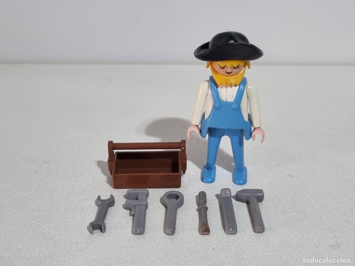 Playmobil: Playmobil 3765 Antiguo Mecanico GRanjero Campesino Molino Viento Oeste Western
