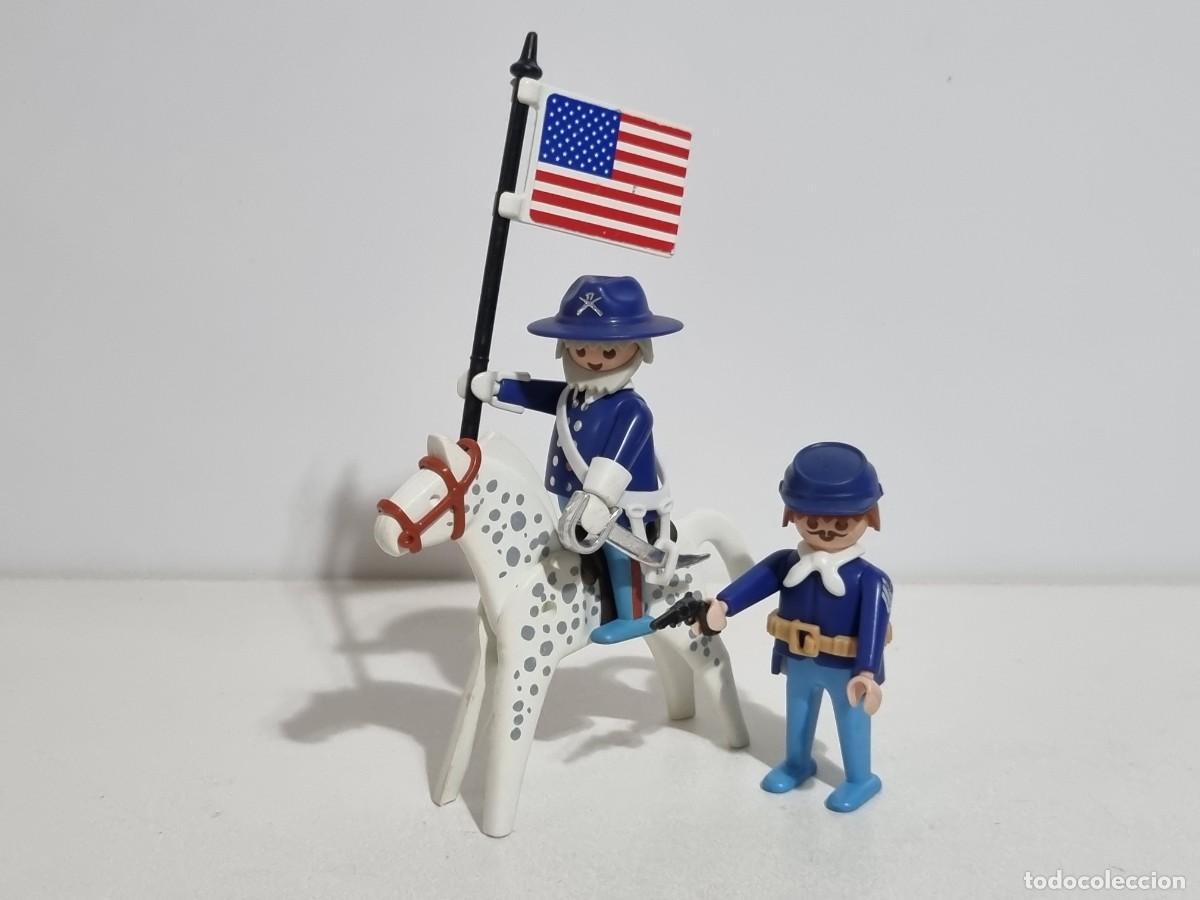 Playmobil: Playmobil 3306 Antiguo Oficial General Soldado Nordista Oeste Western