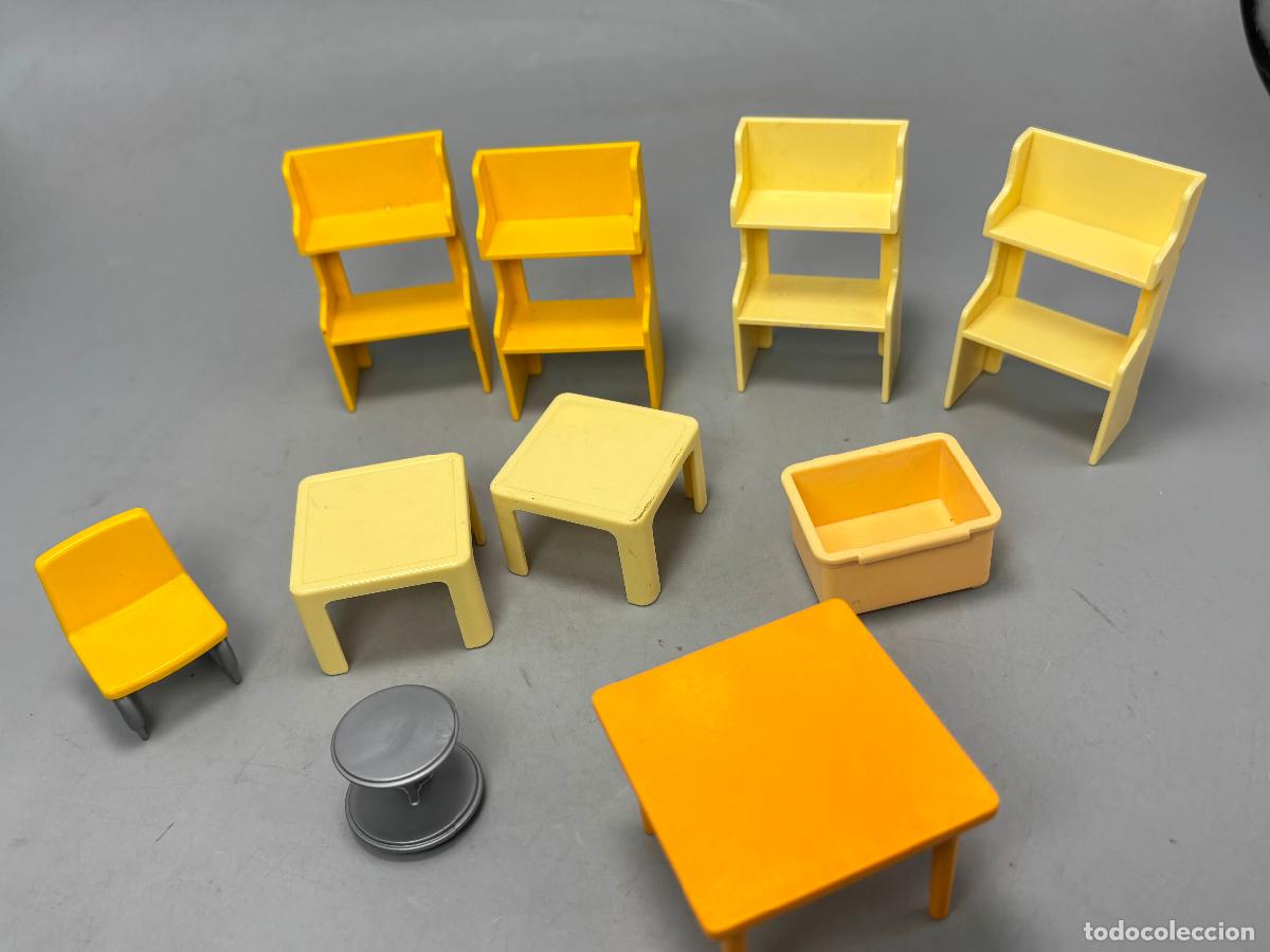 Playmobil: Playmobil lote muebles mesa estanter&iacute;a