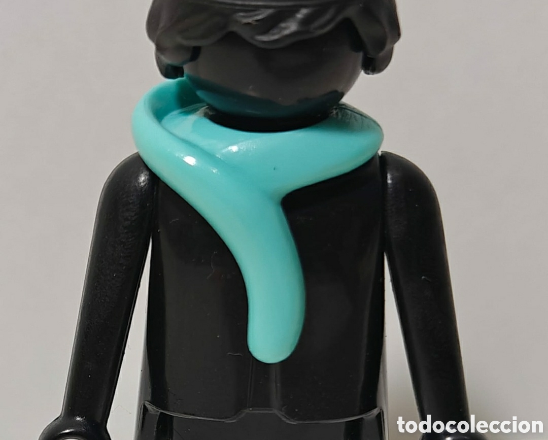 Playmobil: playmobil pa&ntilde;uelo-bufanda azul para cuello, piratas, medieval, vikingos, oeste, victoriano, city