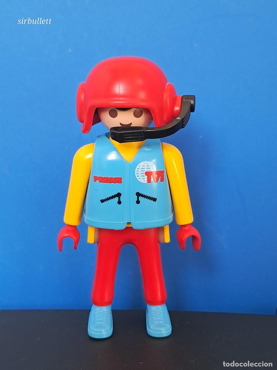 Playmobil: Operador de c&aacute;mara set 3847. Figura hombre playmobil. Ciudad