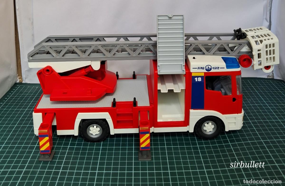 Playmobil: Cami&oacute;n de bomberos de playmobil Set 4820. Ciudad emergencias