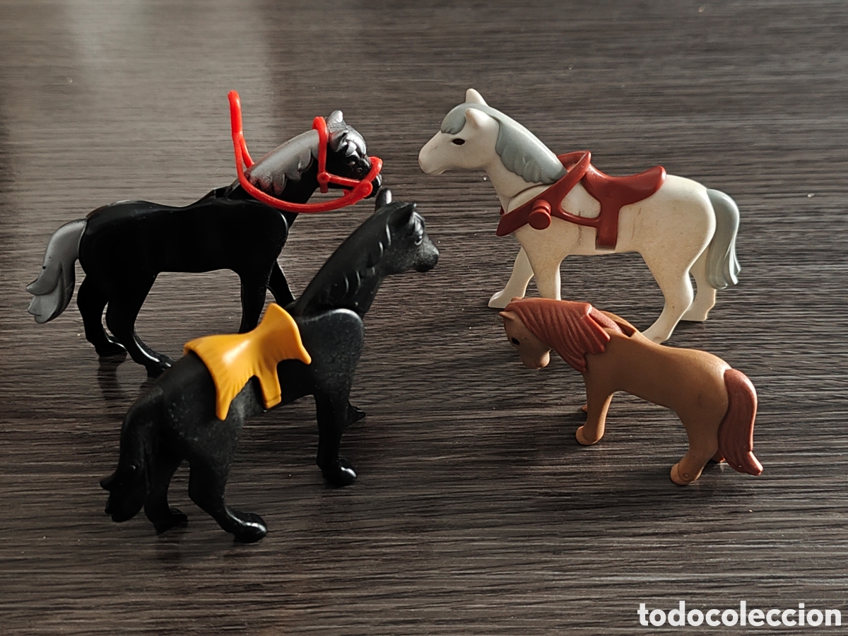 Playmobil: Lote caballos y potro Playmobil
