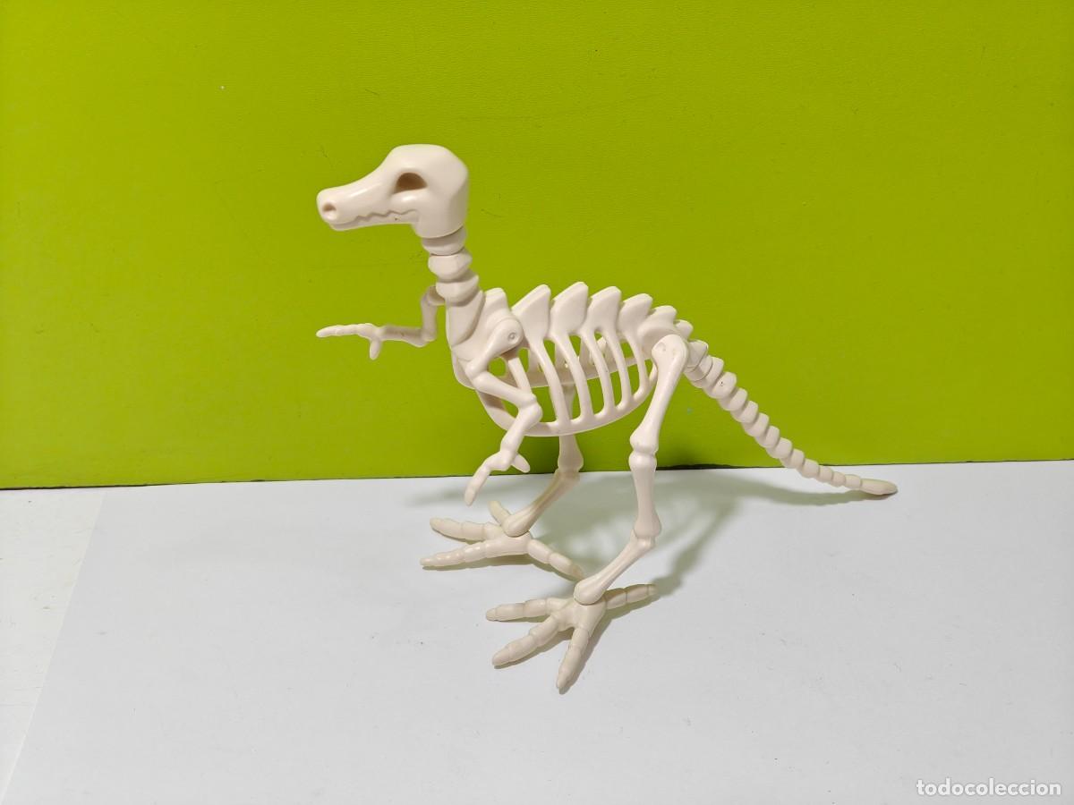 Playmobil: playmobil figura-esqueleto dinosaurio-animal, museo, expedici&oacute;n polar, saurus, jeep, zoo, No&eacute;, city.