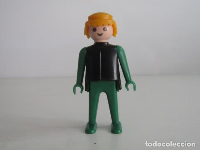 Playmobil: DIFICIL CLICK VERDE Y NEGRO MEDIEVAL 1&ordf; &Eacute;POCA PLAYMOBIL