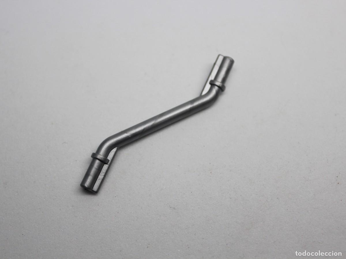Playmobil: Accesorio Playmobil barra met&aacute;lica gris pieza mec&aacute;nica veh&iacute;culo