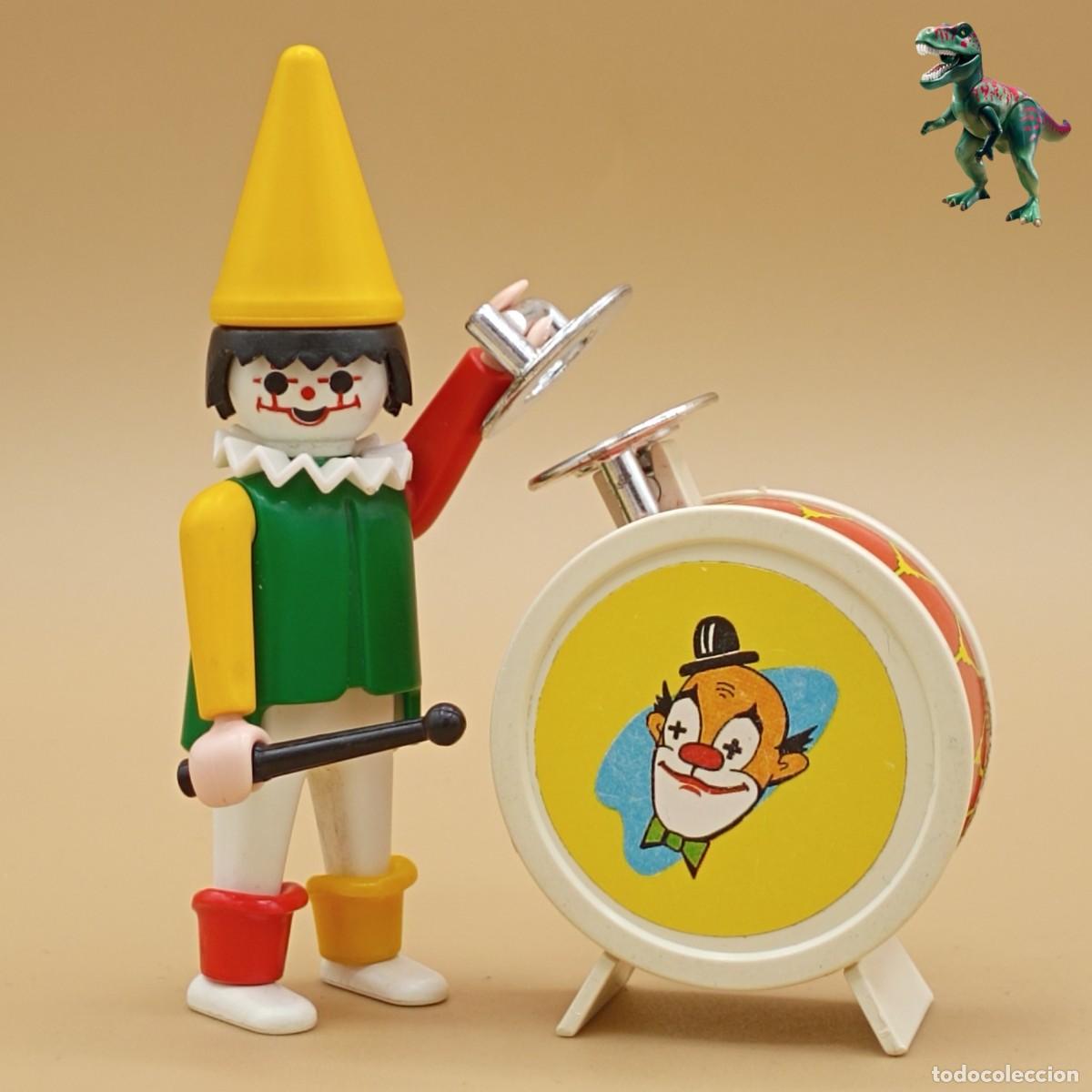 Playmobil: Playmobil figura payaso bombo y platillo tambor bateria musico circo romani 3477 3553 3578