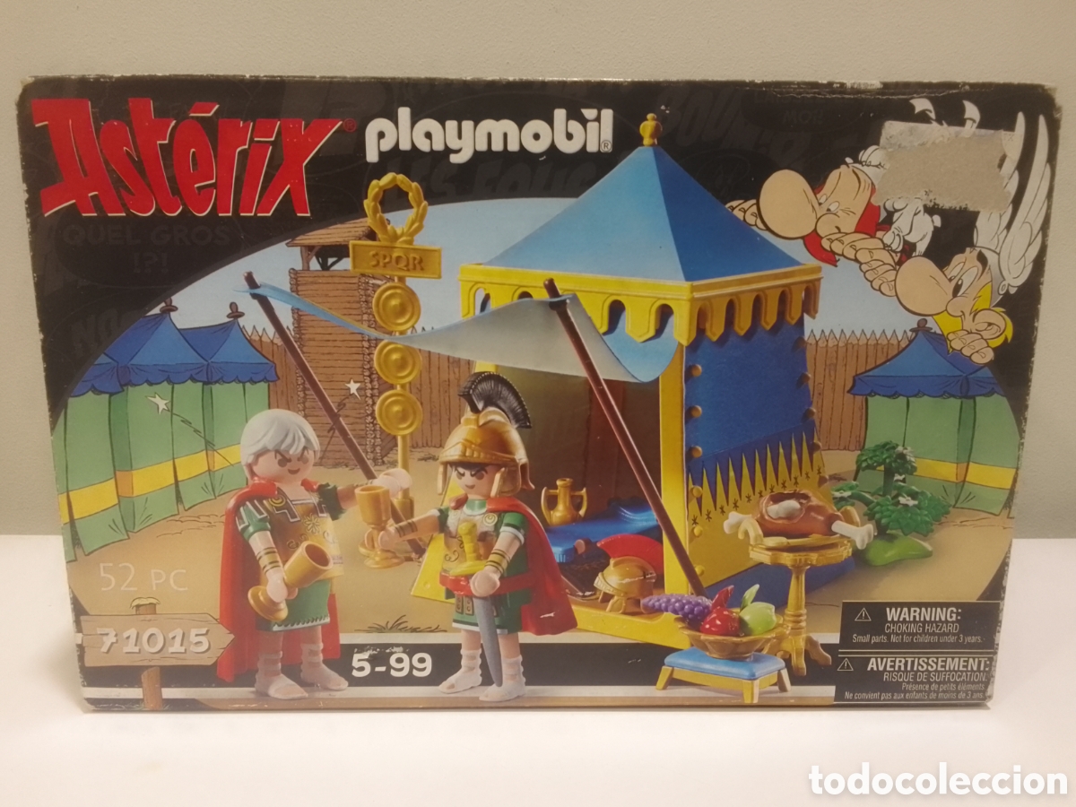 Playmobil: Caja vac&iacute;a Playmobil Ast&eacute;rix REF 71015.