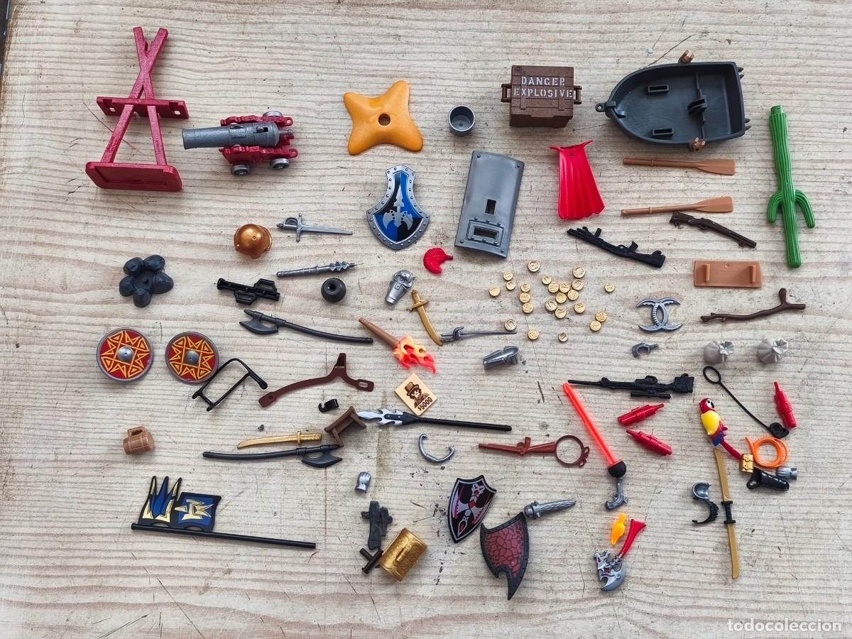 Playmobil: Lote Accesorios Playmobil + Maletin