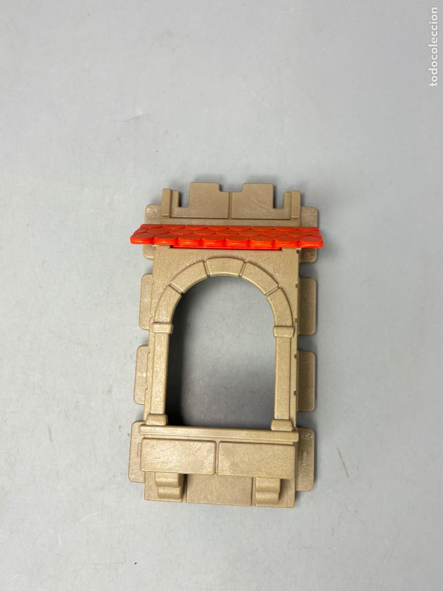 Playmobil: Playmobil pared balc&oacute;n con tejado rojo medieval castillo