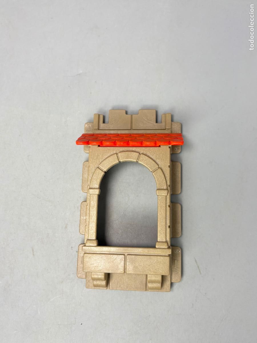 Playmobil: Playmobil pared balc&oacute;n con tejado rojo medieval castillo