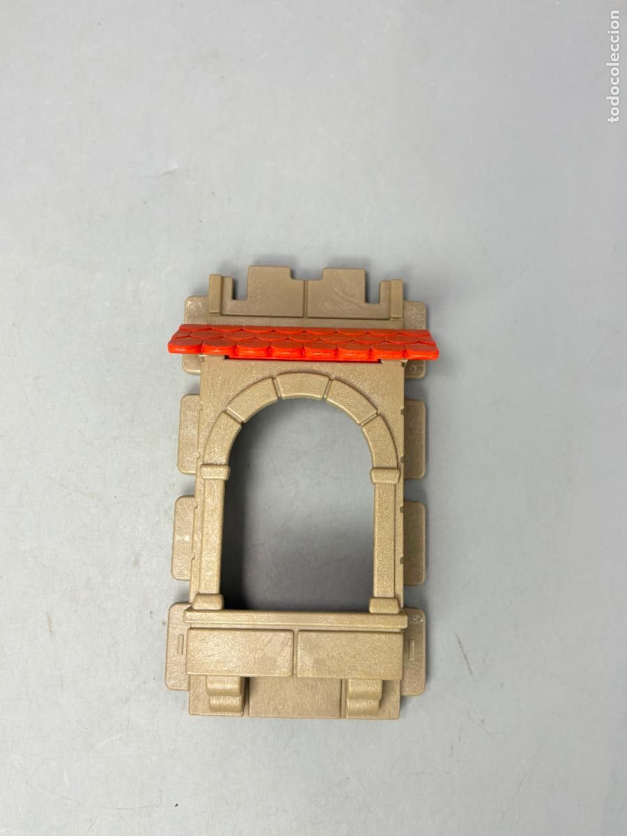Playmobil: Playmobil pared balc&oacute;n con tejado rojo medieval castillo