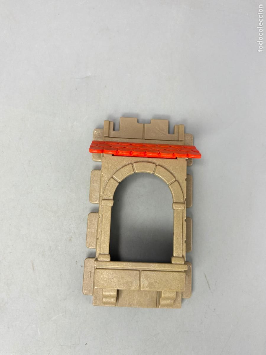 Playmobil: Playmobil pared balc&oacute;n con tejado rojo medieval castillo