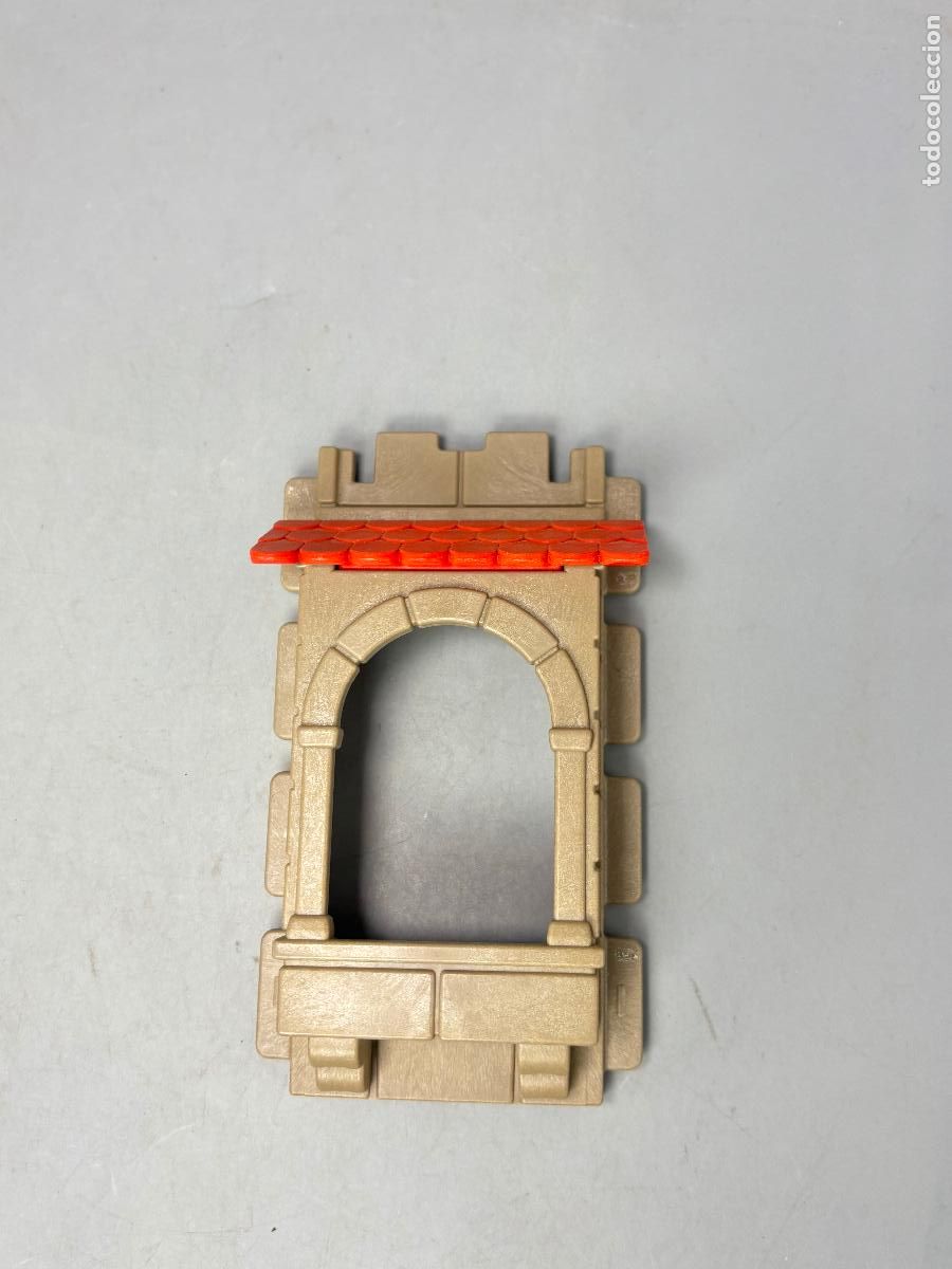 Playmobil: Playmobil pared balc&oacute;n con tejado rojo medieval castillo