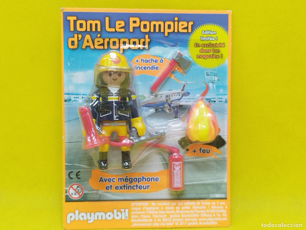 Playmobil: Playmobil bombero de aeropuerto nuevo en blister