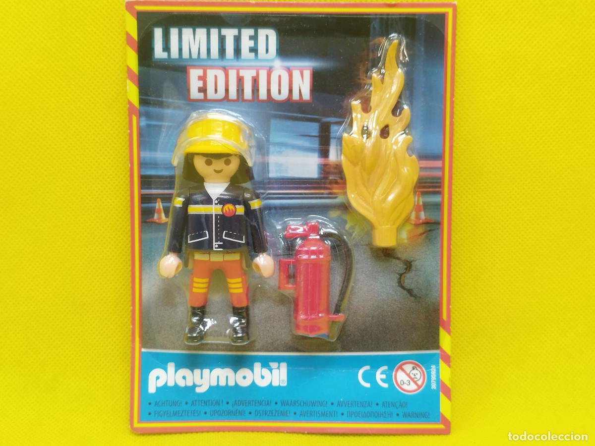 Playmobil: Playmobil Bombero con llama dorada